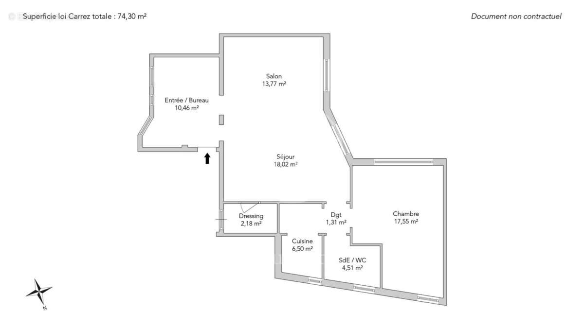 Appartement à PARIS-16E