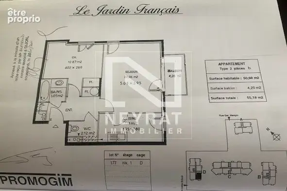 T2 en rez-de-chaussée avec balcon - photo 8