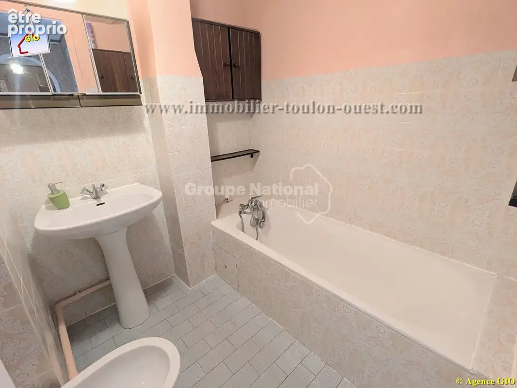 Toulon ouest 4 chemins  - agence immobiliere g.i.o aux 4 chemins - vente appartement t4 de 82m² - terrasse - cave - garage - photo 7