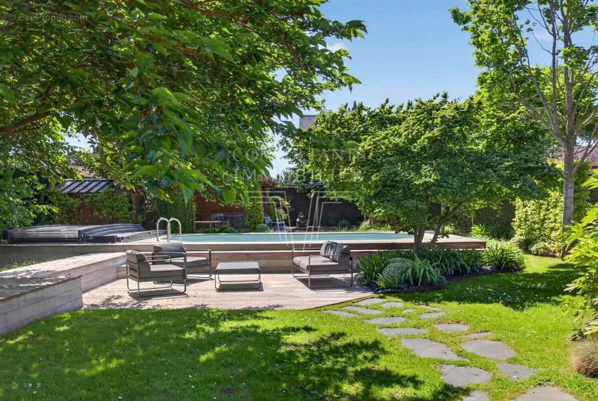 Tourgeville plage-maison 6 chambres- piscine - photo 18