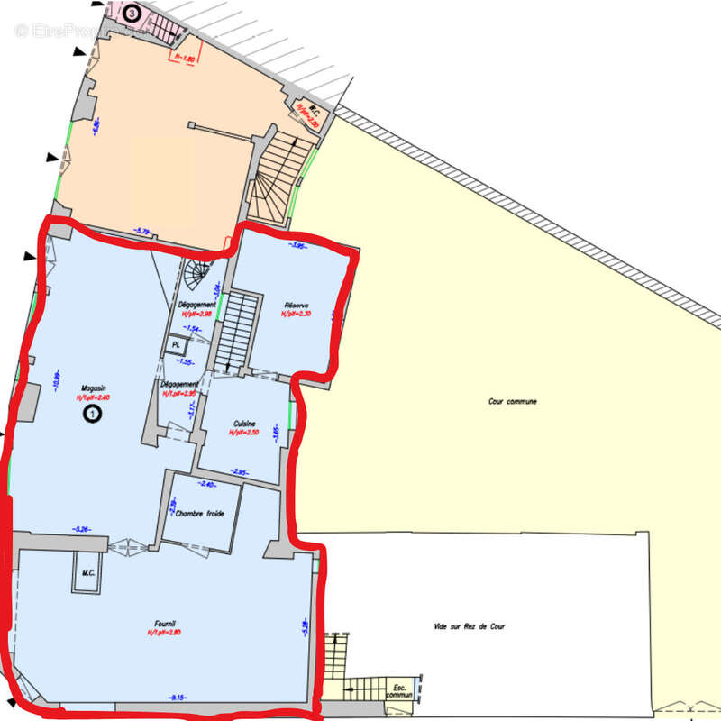 Commerce à FONTAINEBLEAU