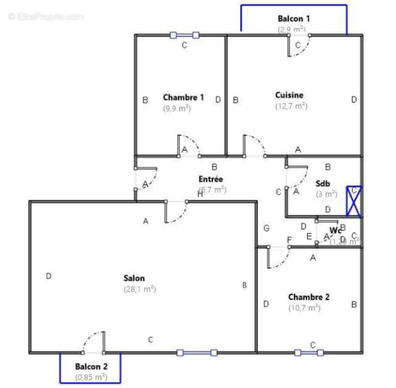 Appartement à ROANNE
