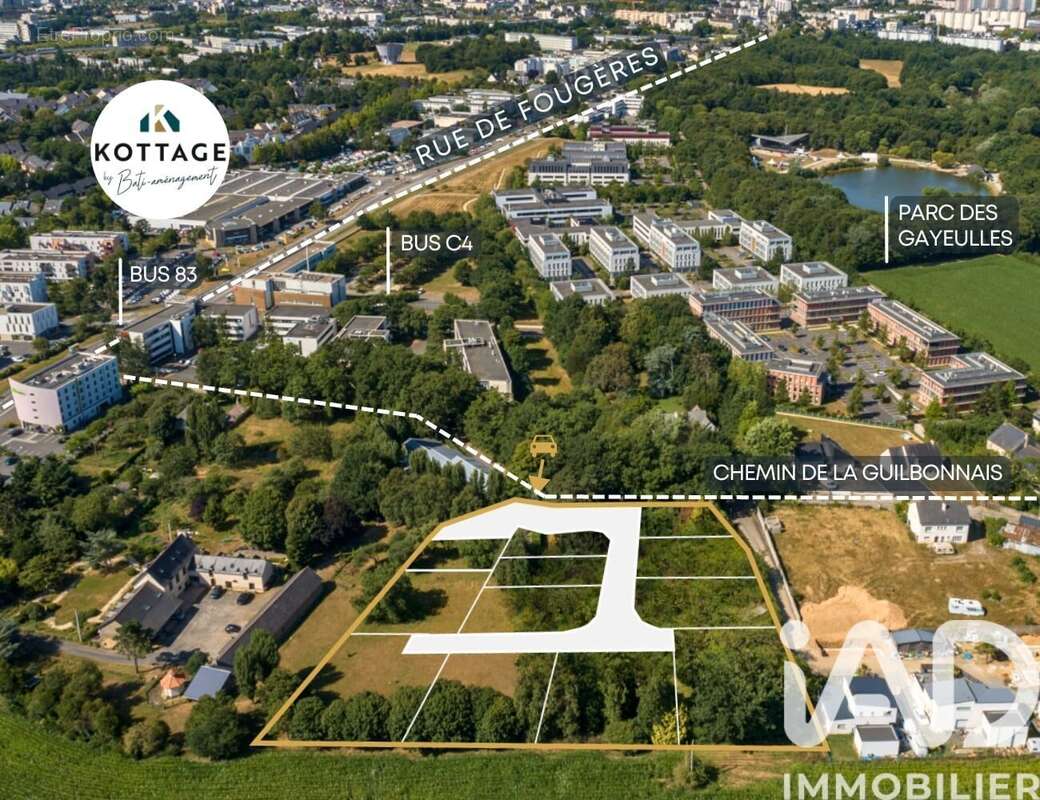 Photo 2 - Terrain à CESSON-SEVIGNE