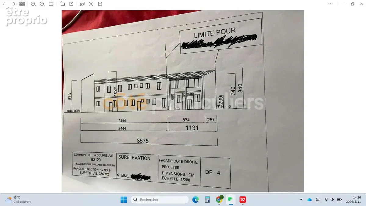 Maison Avec dépendance sur 4 niveaux à la Courneuve. - photo 3