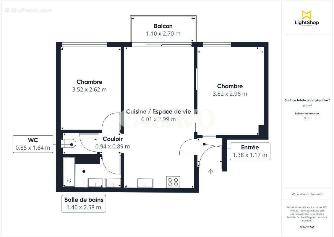 Appartement à PUTEAUX