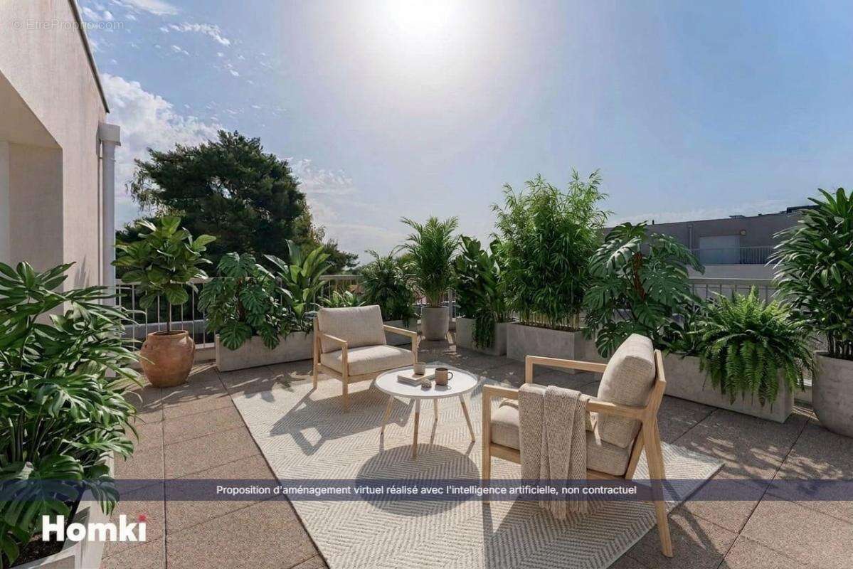 Duplex T2 avec terrasse de 30 m2 – Dernier étage – Au calme d'une impasse à Rezé - photo 7