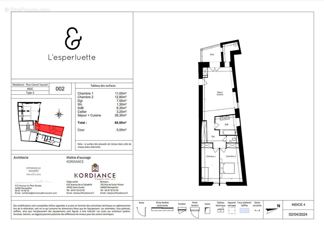 Appartement à VAUVERT