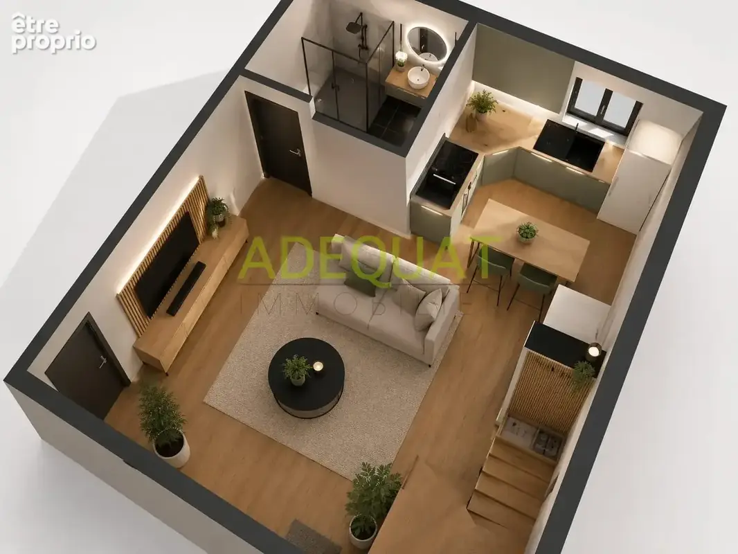 APPARTEMENT  T3 au dernier étage avec combles + cave  A RENOVER - photo 3