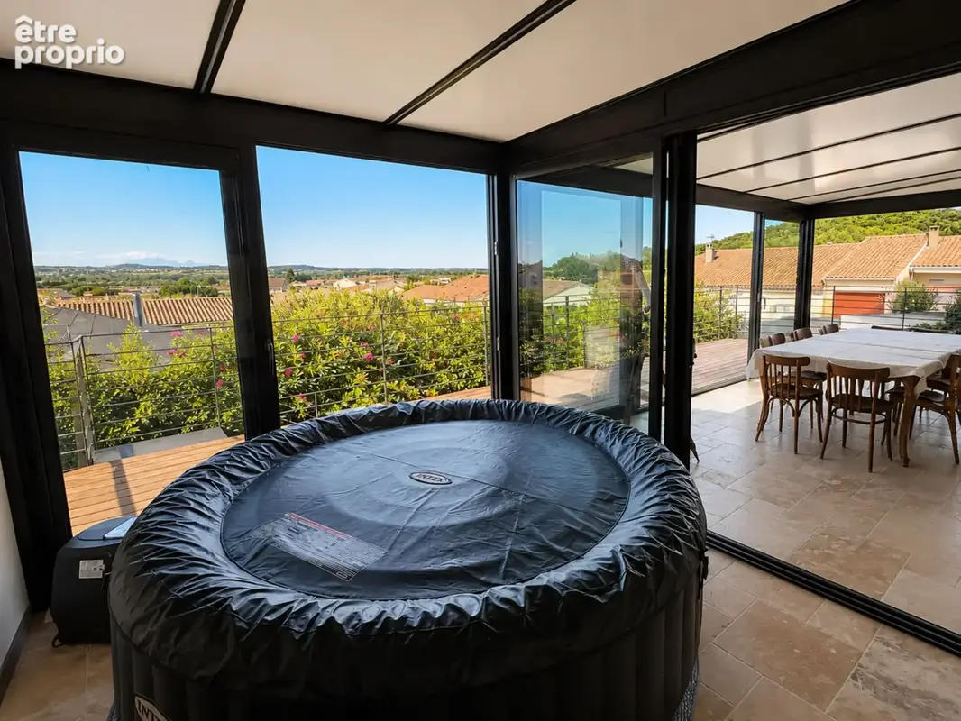 Fleury d'Aude Villa d'exception de type V de plain pied avec garage en sous-sol, SH 224 m2  avec vue dominante - photo 13