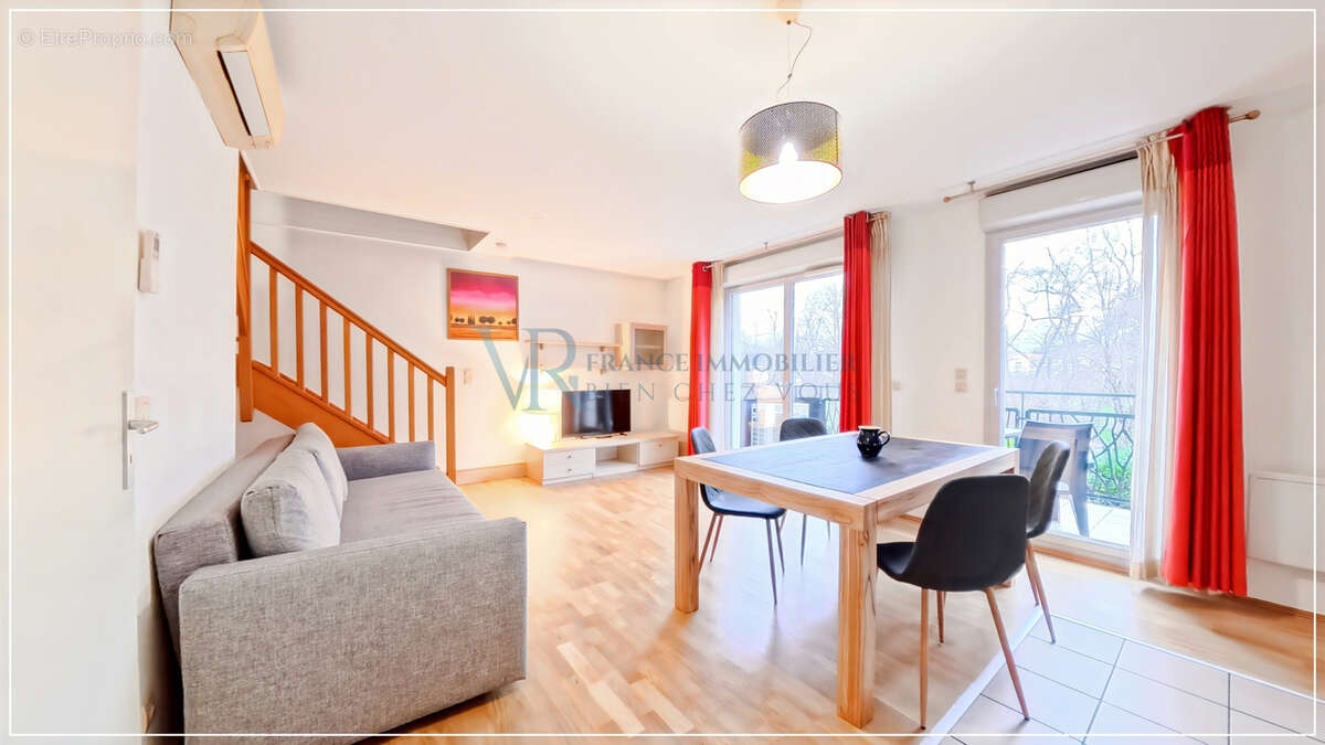 Appartement 3 pièces (t3) duplex 70 m2 - loué meublé - photo 2