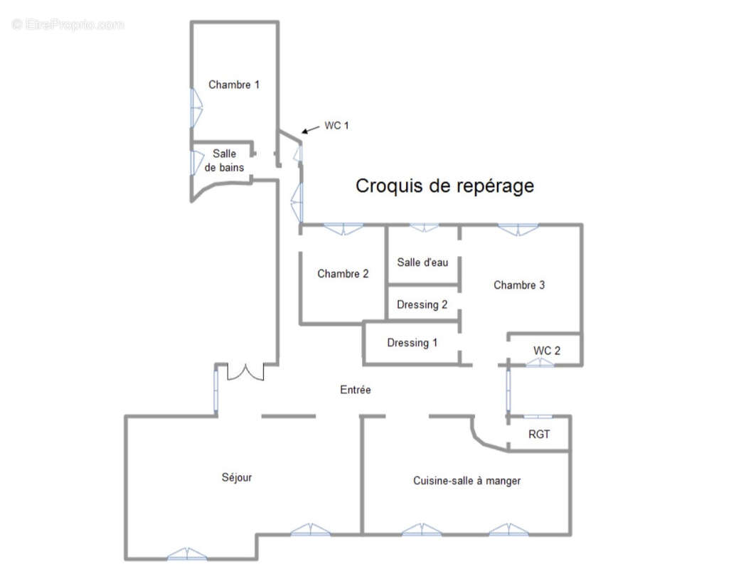 Appartement à PARIS-17E