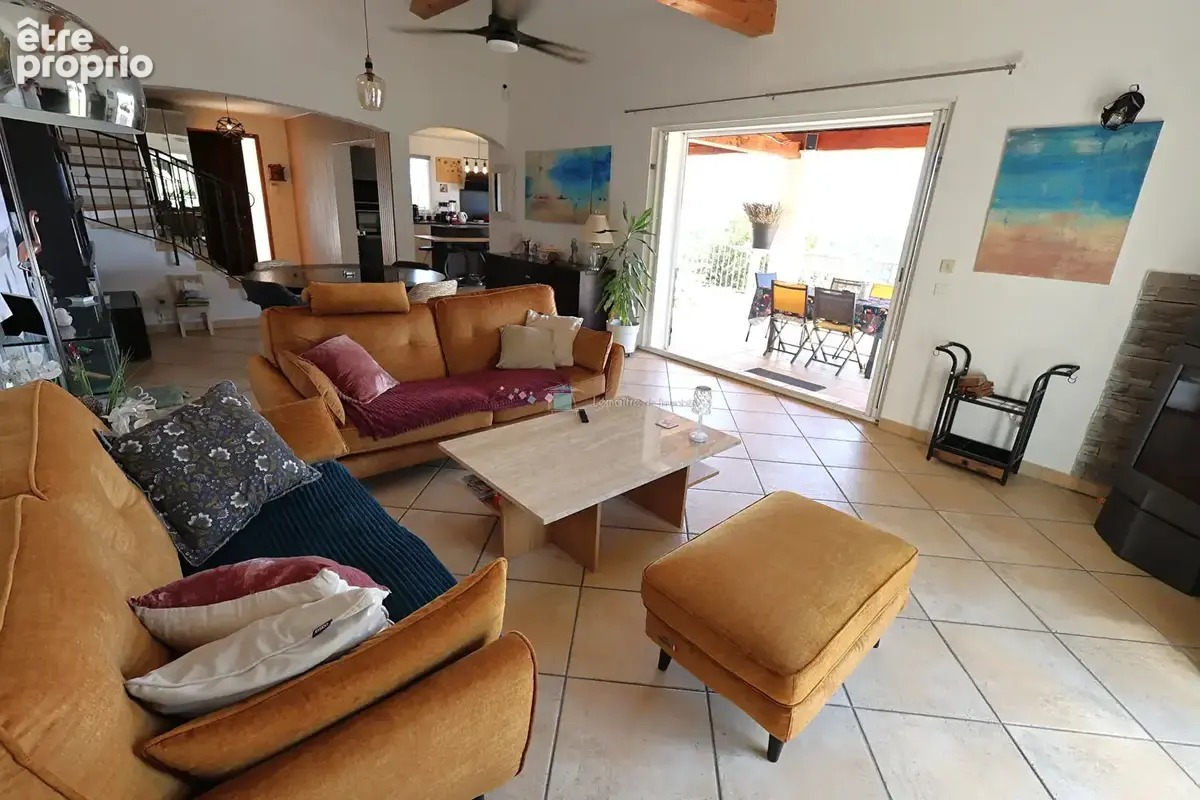 Villa Le Tignet 130 m²  sur terrain de 1500 m² avec piscine et belle vue - photo 13