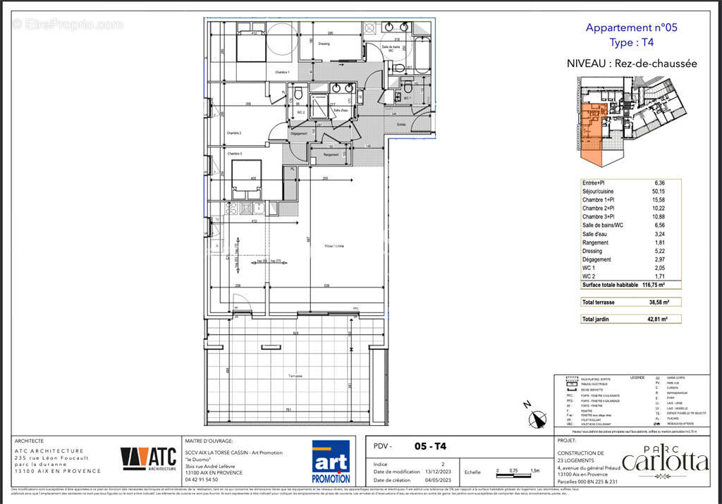 Appartement à AIX-EN-PROVENCE