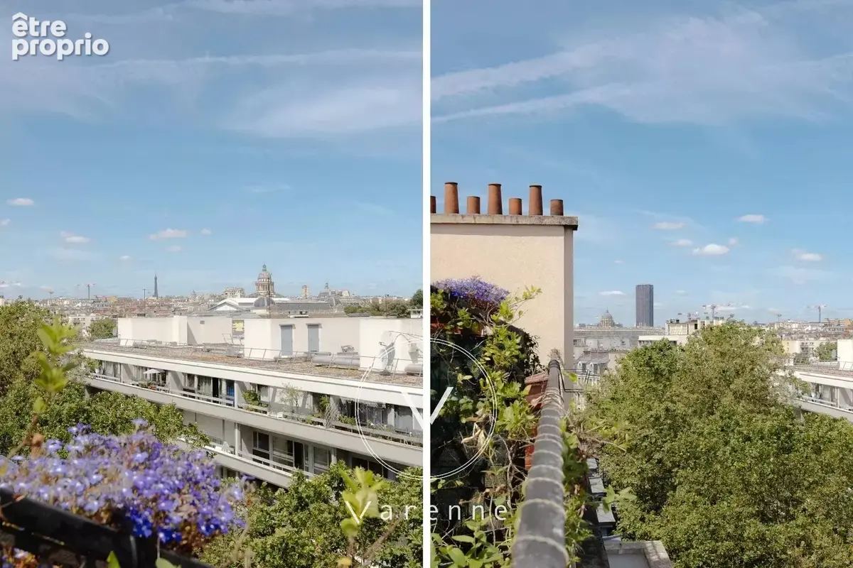 A vendre - Paris 5 - 75005 - 45 m² -  Appartement - Jardin des Plantes - Penthouse - Dernier étage avec terrasses et vues panora - photo 12