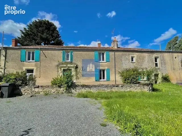 (79) Entre Montreuil-Bellay et Thouars Belle demeure bourgeoise  avec CH en RDC - photo 2