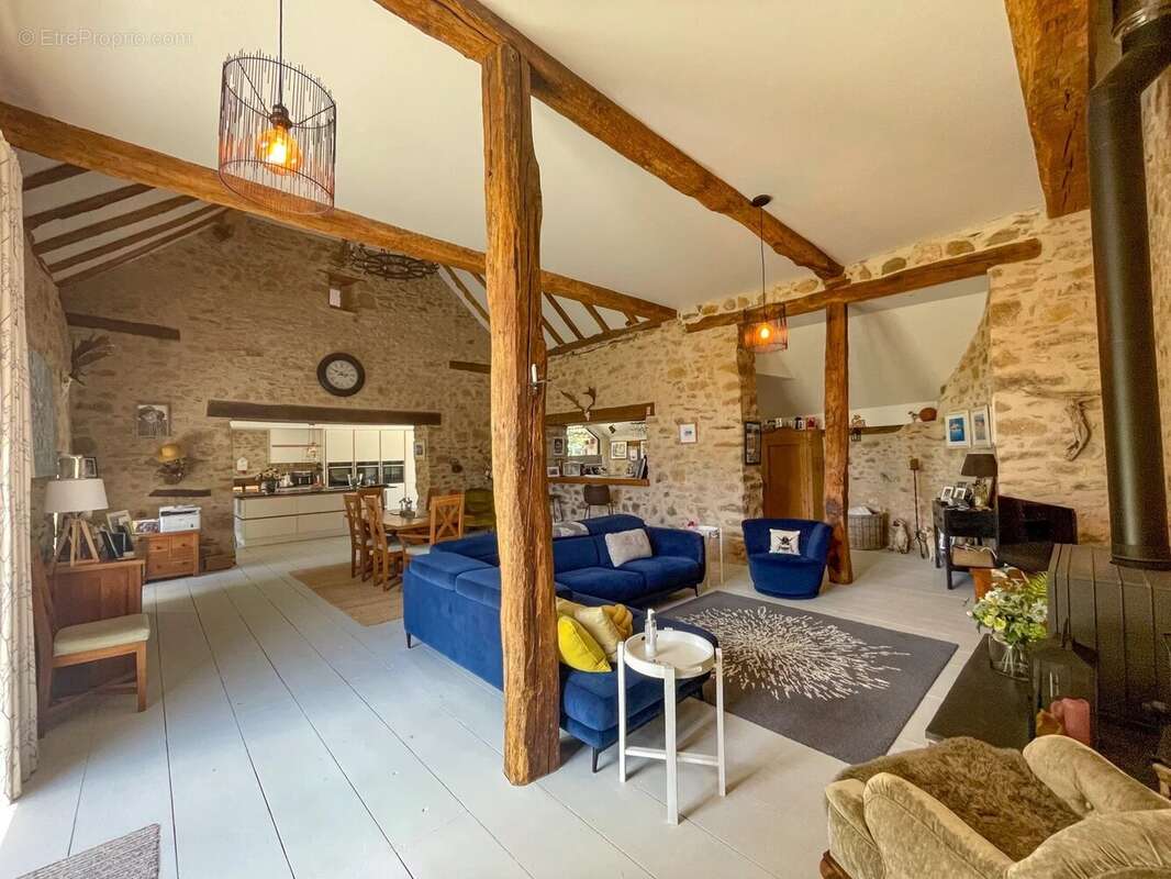 Deux maisons mitoyennes en pierre avec une jolie piscine et des dépendances - photo 4