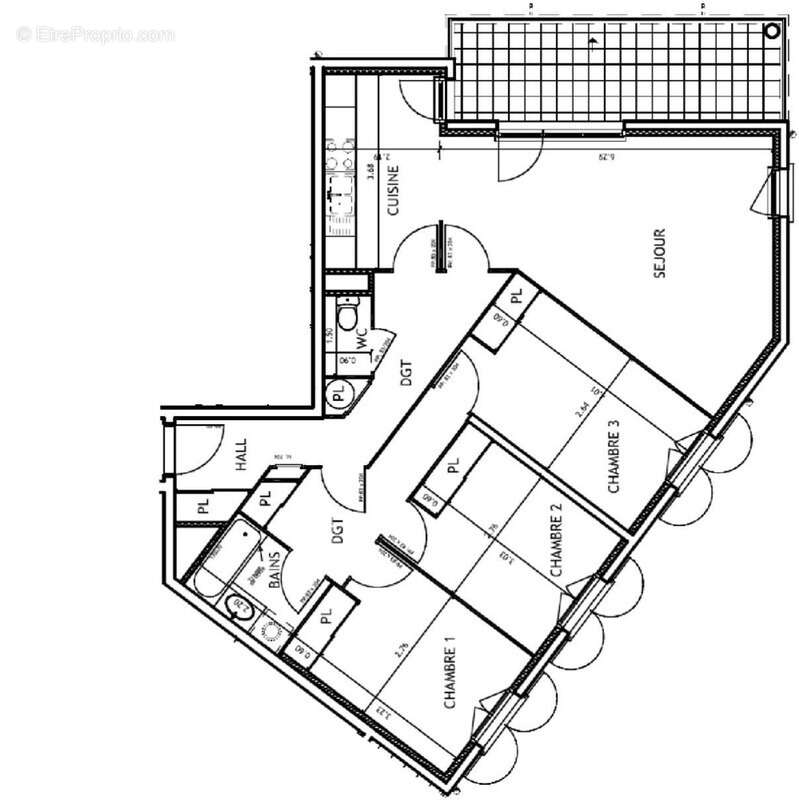 Dpt Haute Savoie (74),  NOUVEAU A FAVERGES appartement T4 ( 84,59 m2) avec sa terrasse  ( Garage en option ) - photo 3