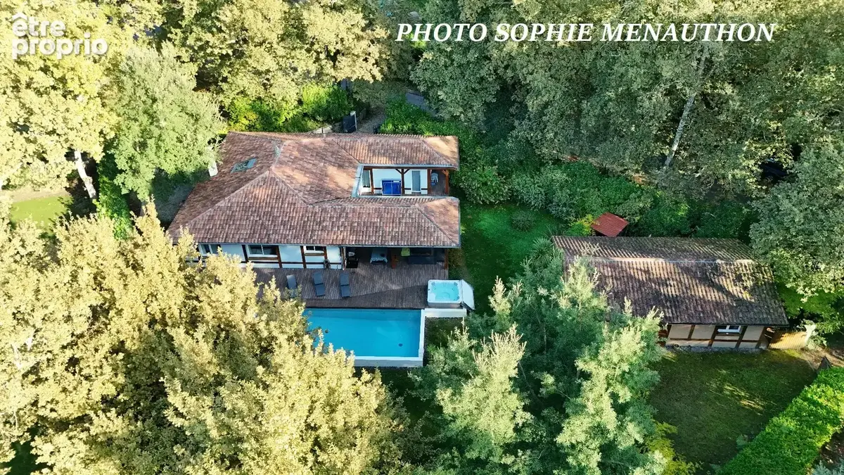 Entre Forêt Landaise et Art de Vivre  Ensemble de deux maisons sur 1638 m² de terrain boisé. - photo 23