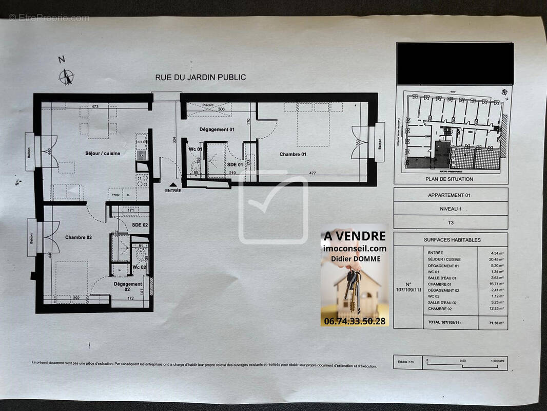 Appartement à LE BUGUE