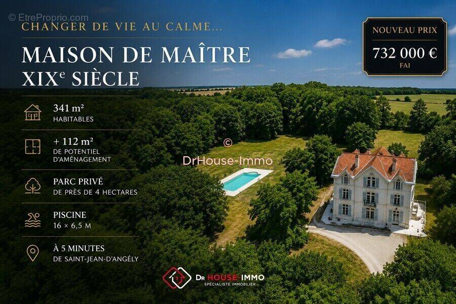 Maison 341 m² à Saint-Jean-D'angely  - photo 1