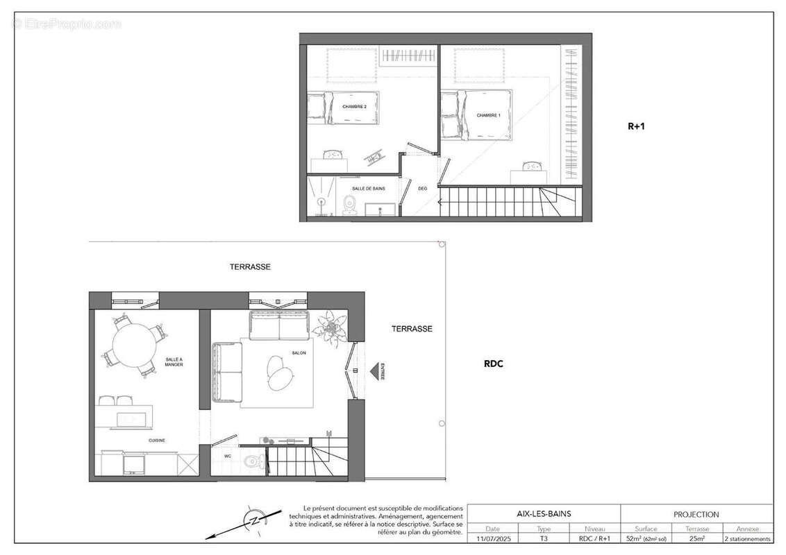 Appartement à AIX-LES-BAINS