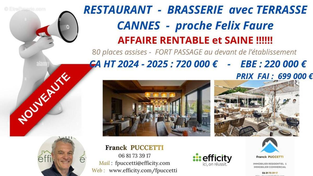 Commerce à CANNES
