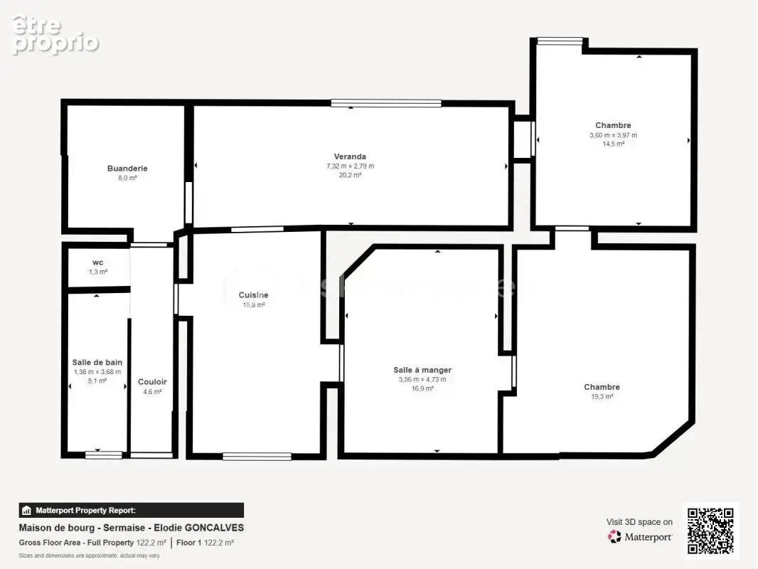 Maison de Bourg - 100m² - Sermaises - photo 16
