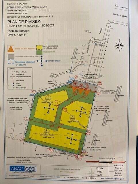 Terrain à MEZIDON-CANON