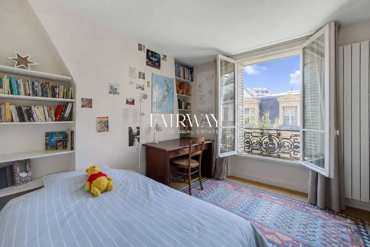 Paris - Appartement haussmannien familial 3 chambres, étage élévé - photo 7
