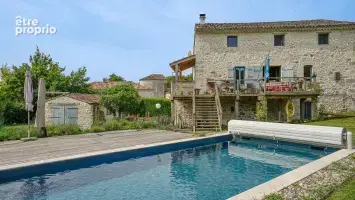 A 5 min de Montcuq : charmante maison en pierre 147 m2, tout confort chauffage au sol, PAC et piscine. - photo 5
