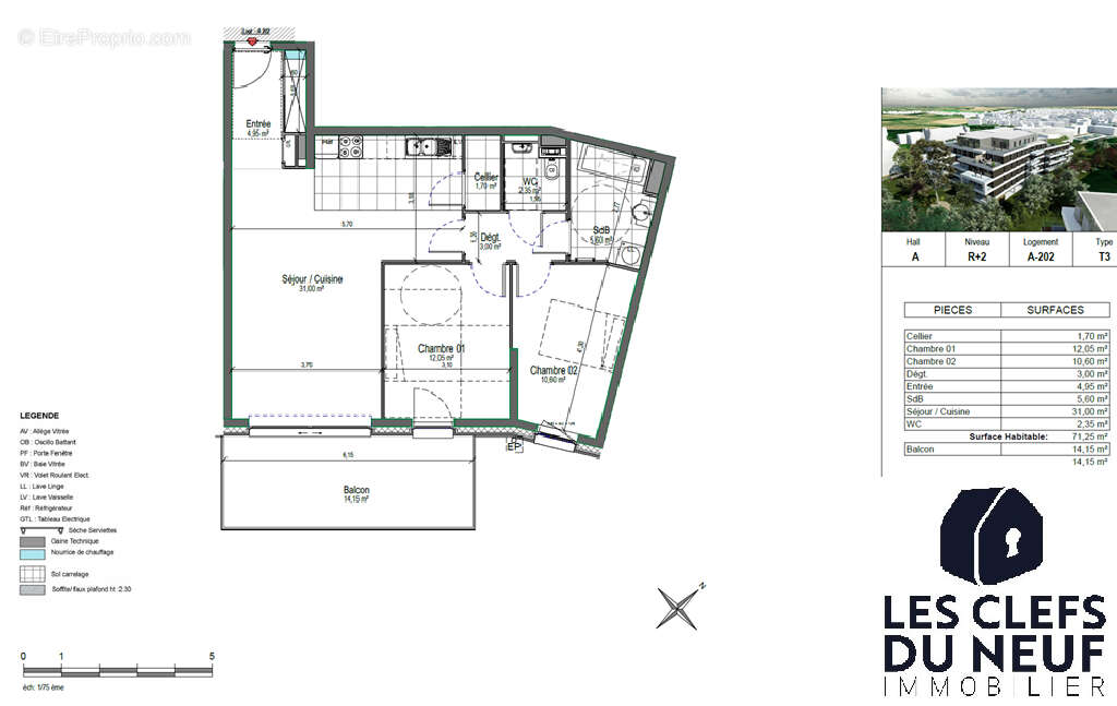 Appartement 4 pièces 128 m2 + terrasse de 34m² ! ARRAS ! - photo 6
