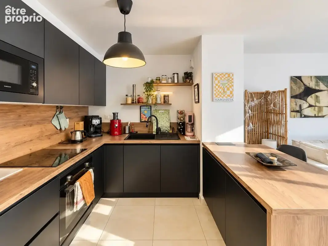 Cap brun t4 de 92 m2 avec terrasse, garage et parking - photo 7