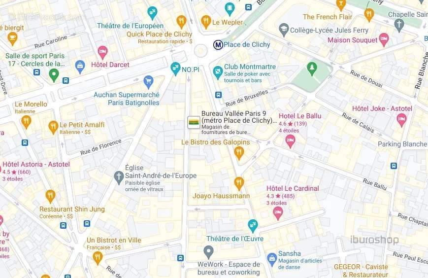 Commerce à PARIS-9E