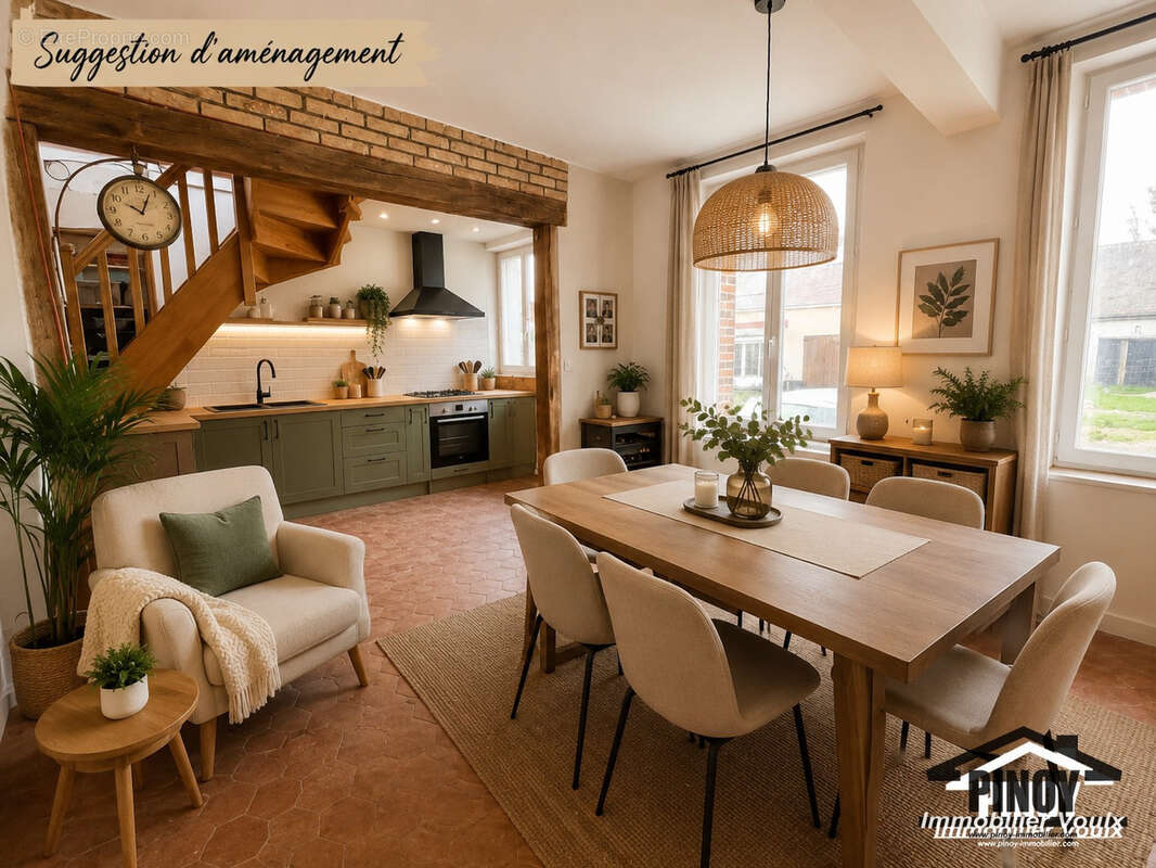 Maison ancienne avec jardin de 431 m2   Une belle opportunité aux portes de Villeneuve-la-Guyard - photo 2