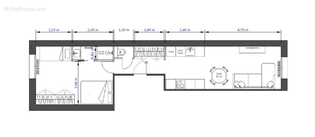 Appartement à SAINT-NICOLAS-DE-PORT