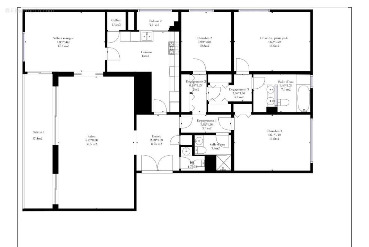 Appartement à BORDEAUX