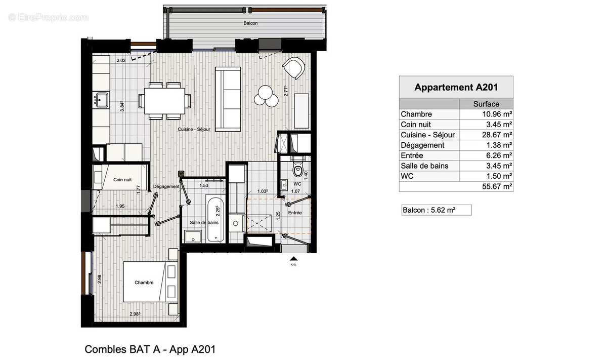 Appartement à MORILLON