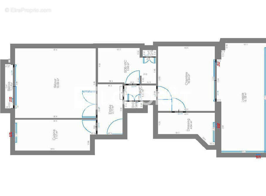 Appartement à PARIS-15E