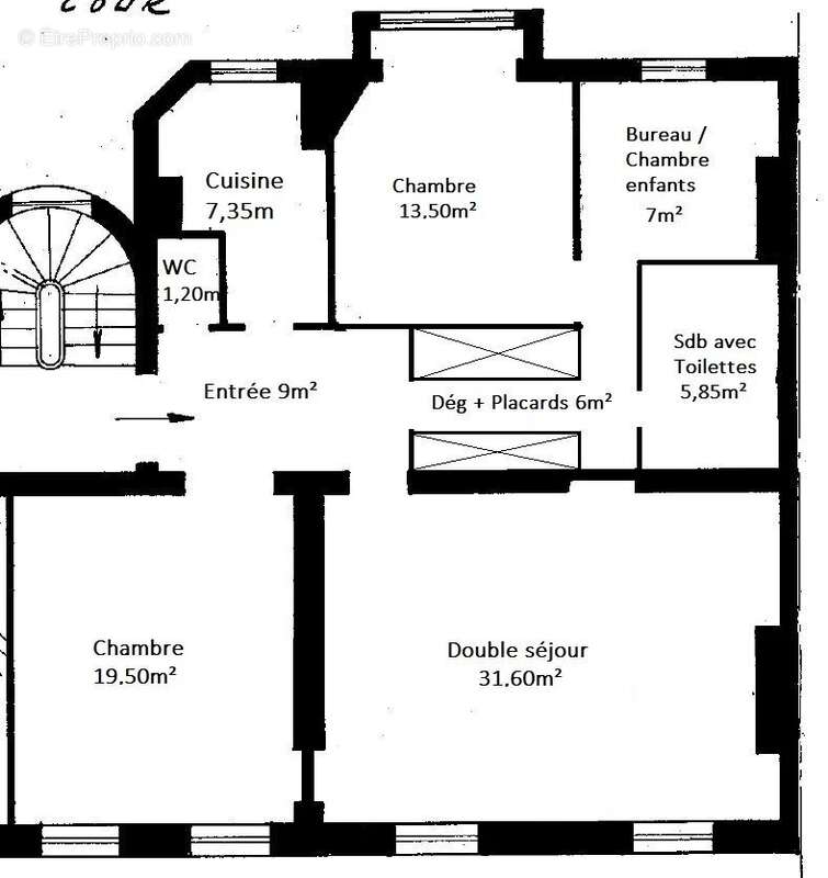 Appartement à PARIS-16E