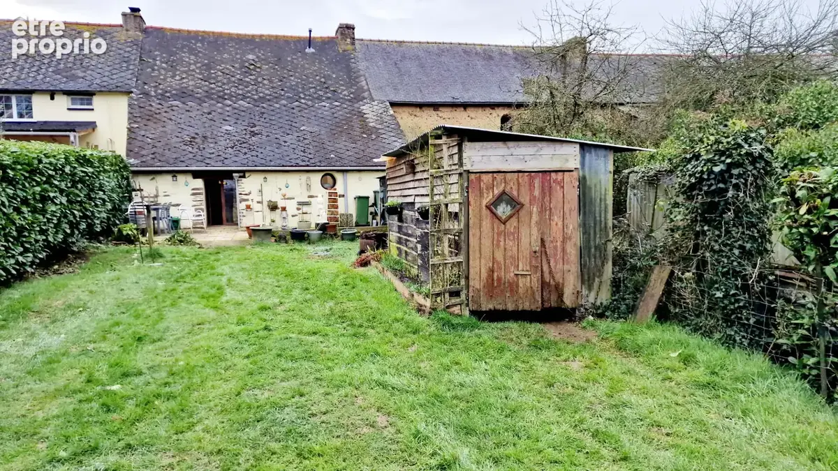MORBIHAN - Proche Menéac- Maison 1 chambre avec grand jardin, bûcher, atelier (interieur)  et dépendance. Grand grenier à aménag - photo 3