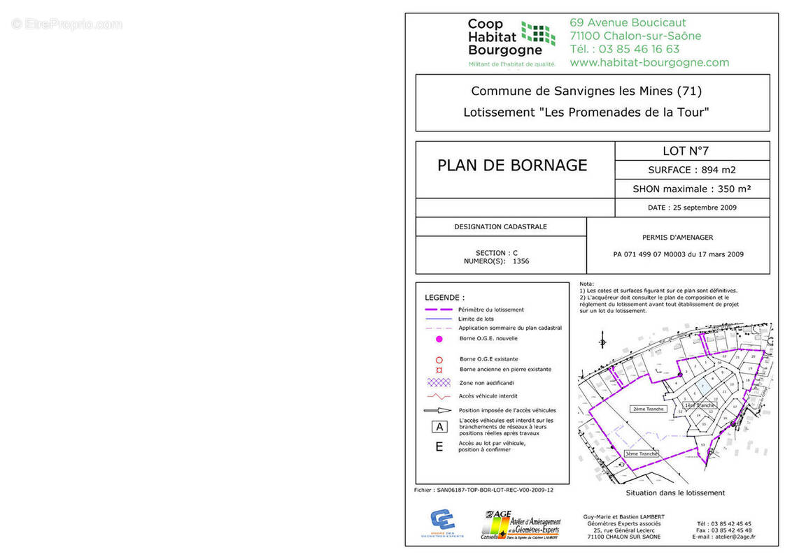 Terrain à SANVIGNES-LES-MINES