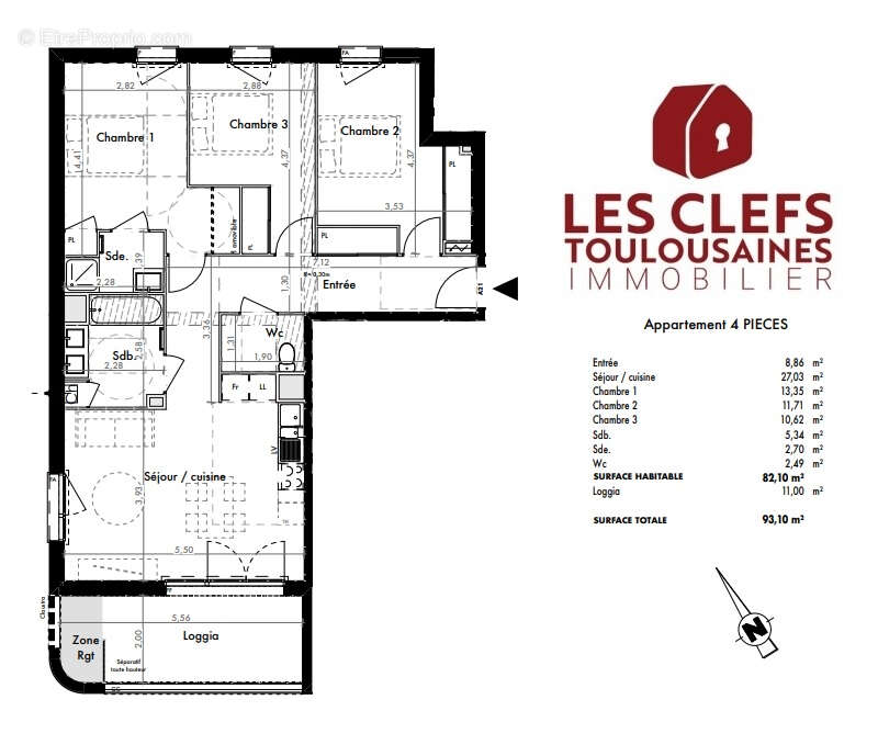 Appartement à COLOMIERS
