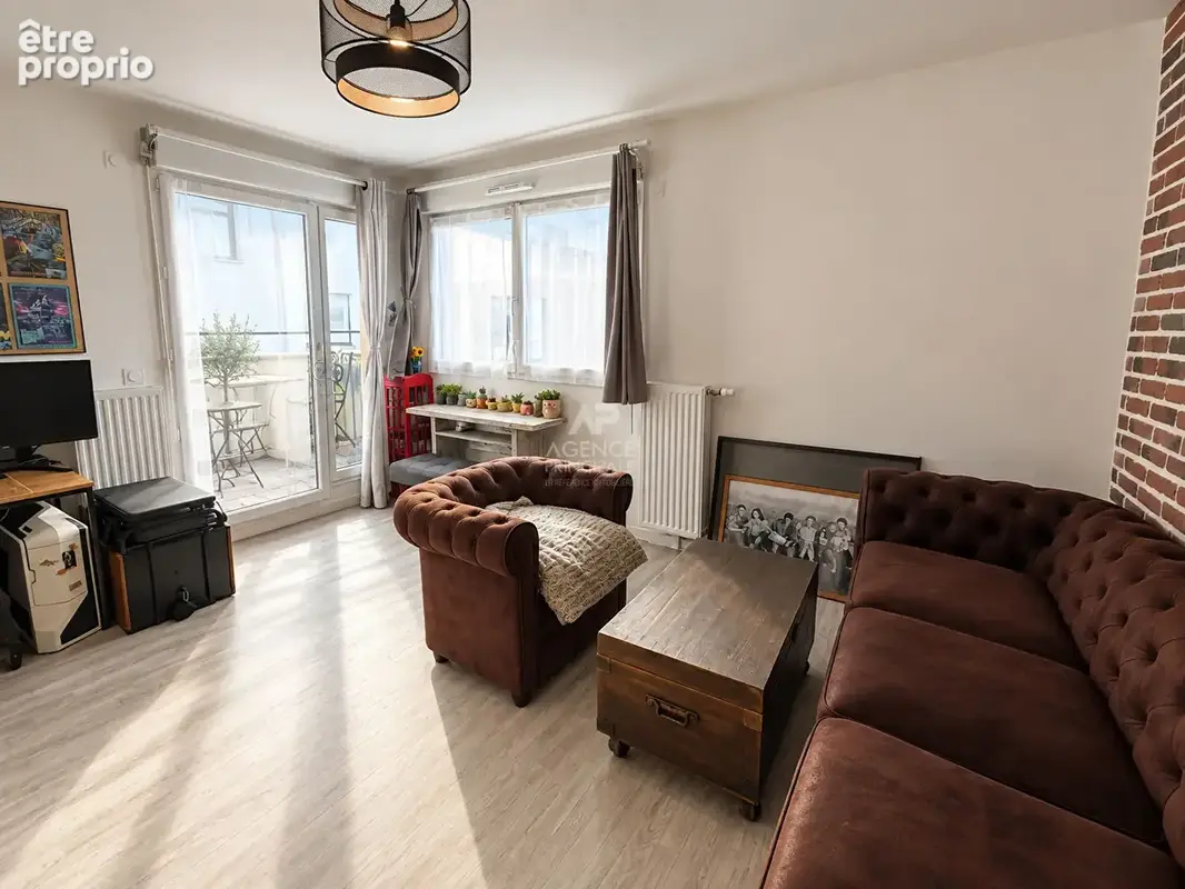 Appartement Cergy 2 pièce(s) 45 m2 - photo 2