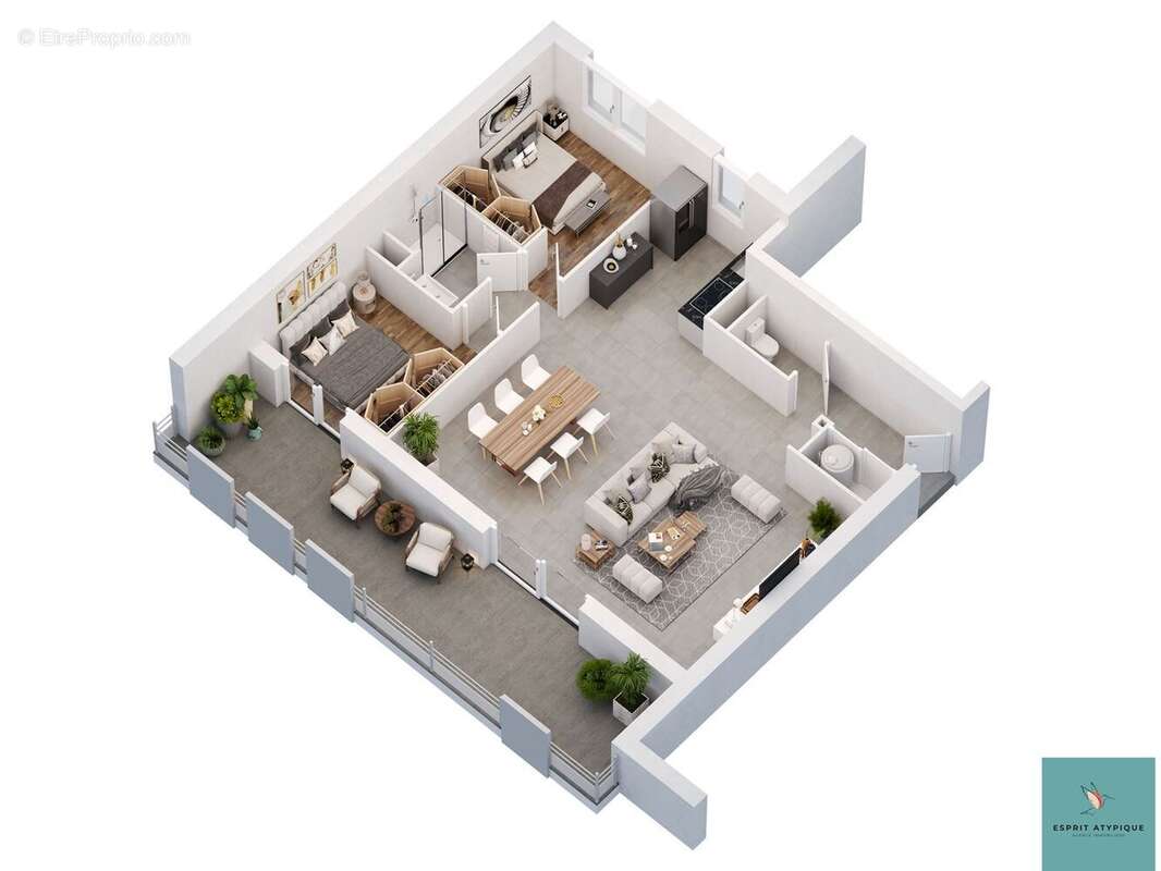 Appartement 71 m² à Parentis-En-Born  - photo 2