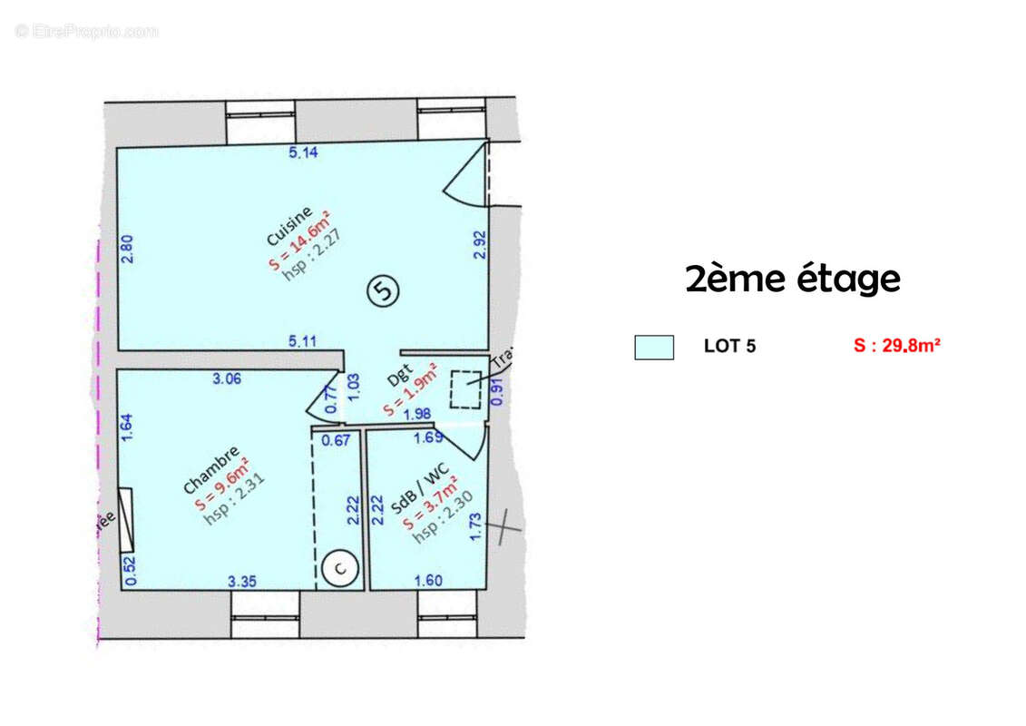 Appartement à SOURCIEUX-LES-MINES
