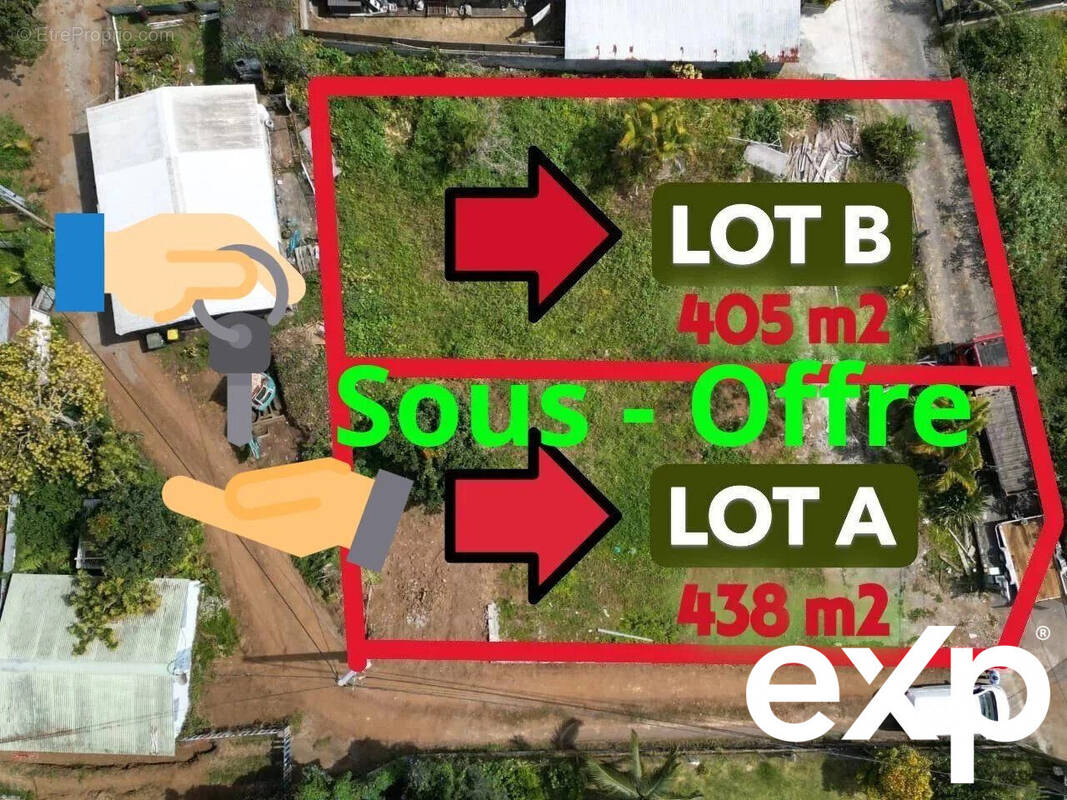 Terrain à LE TAMPON