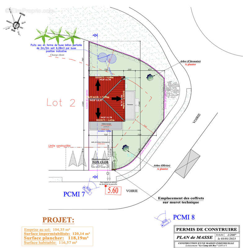 Terrain à SAINT-CYPRIEN