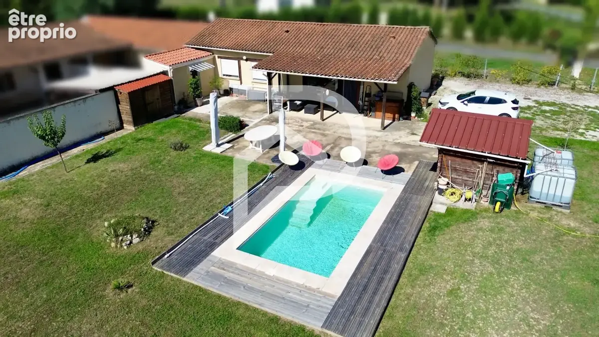 Maison de plain-pied 3 chambres, piscine à BOURGNAC - photo 13
