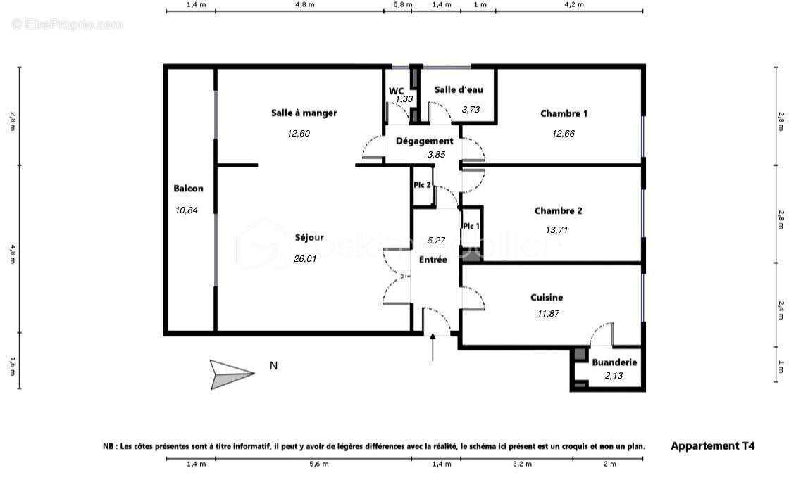 Appartement à VILLE-D'AVRAY