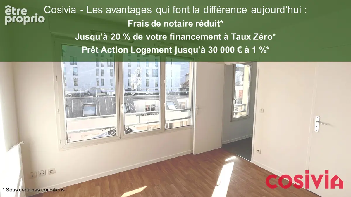 Appartement Clichy 1 pièce 22.07 m2 - photo 1